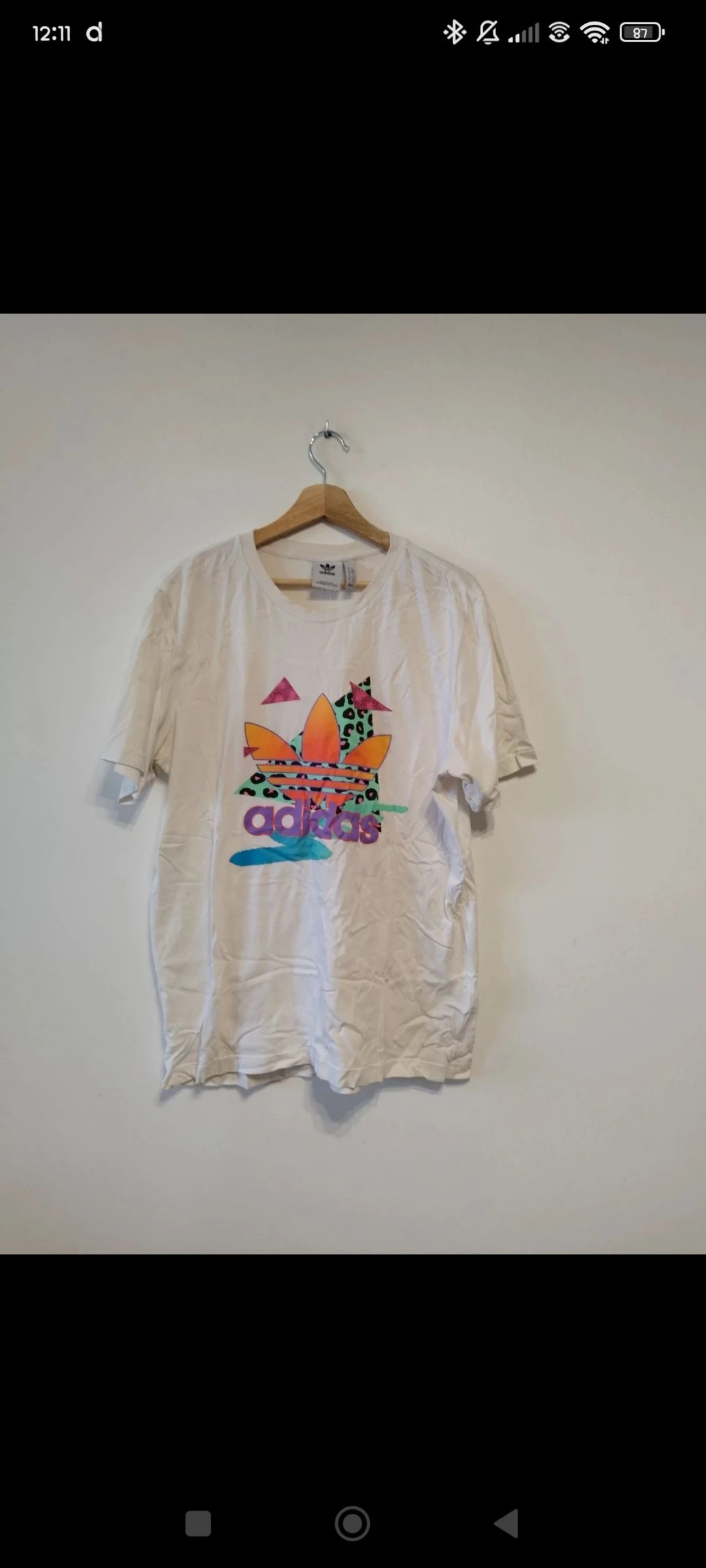 Camiseta Adidas Logo Multicolor Talla L